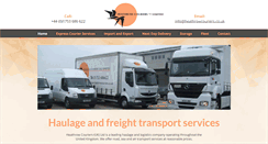 Desktop Screenshot of heathrowcouriers.co.uk