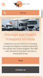 Mobile Screenshot of heathrowcouriers.co.uk